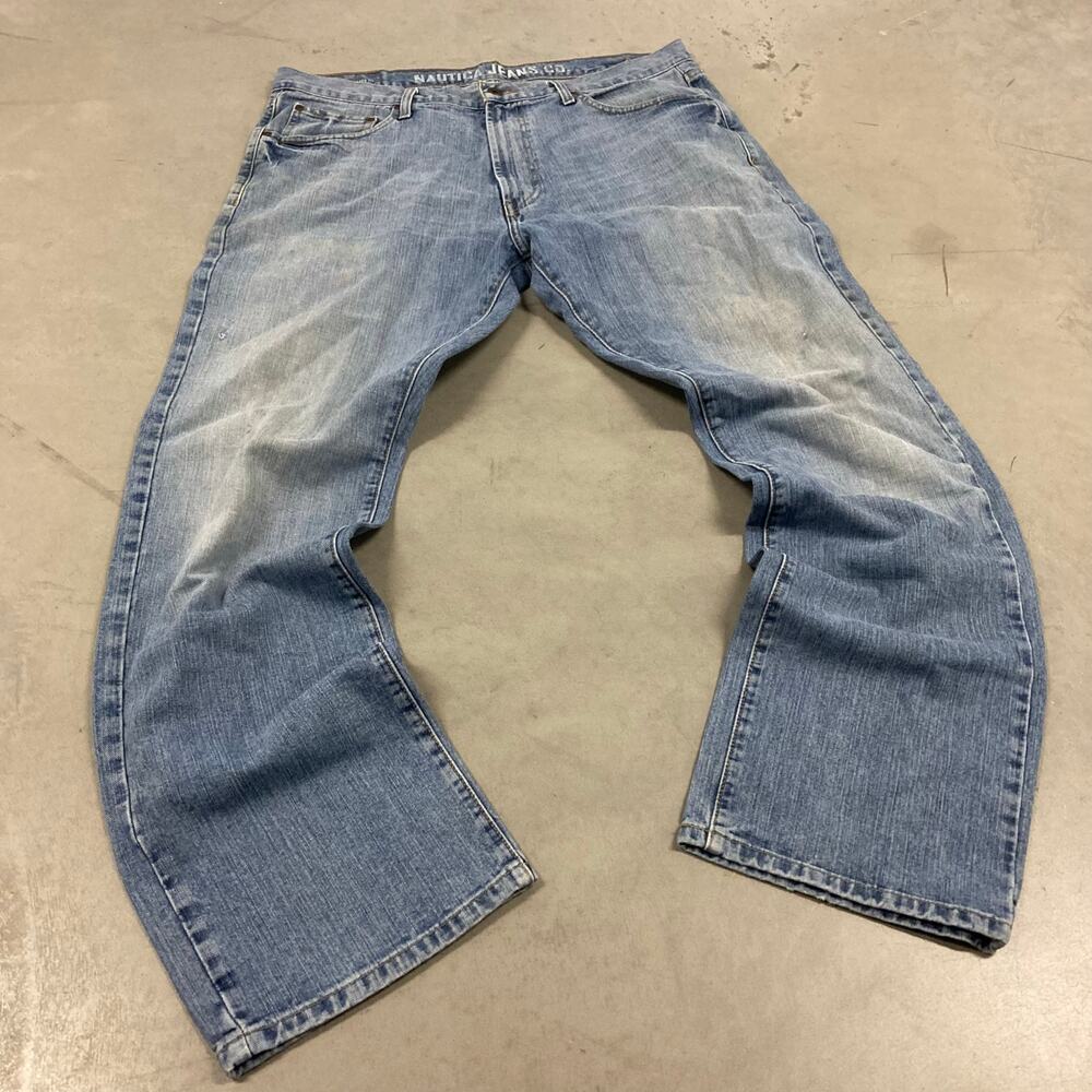 Baggy Y2K nautica faded Jeans 36x34